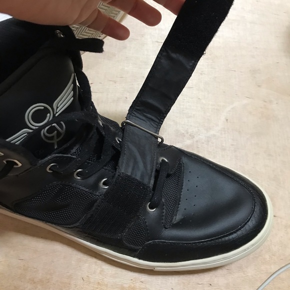 Creative Recreation High Top Sneakers Size 13 Black Leather - Picture 8 of 10